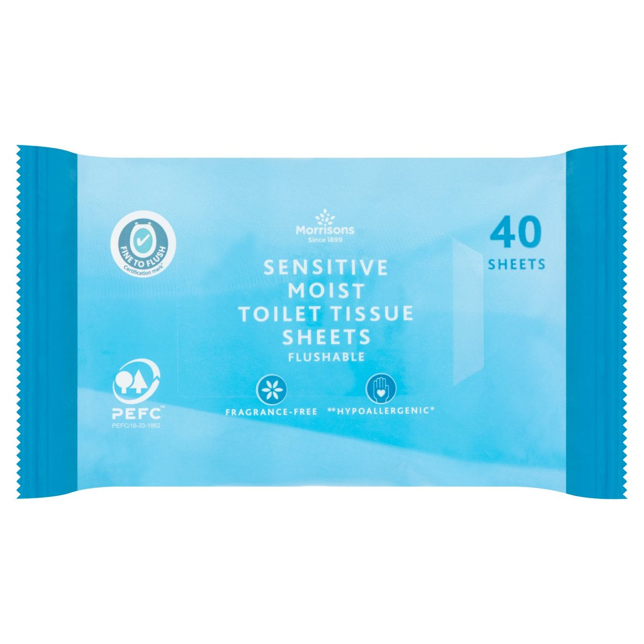 M Softer Sensitive Moist Toilet Tissue Wipes 40pk