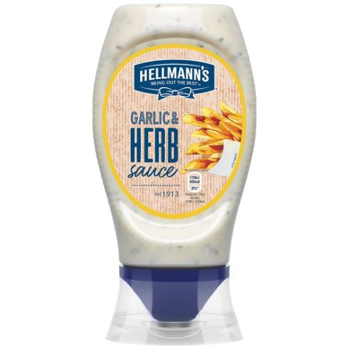 Hellmanns Garlic & Herb Sauce 250g