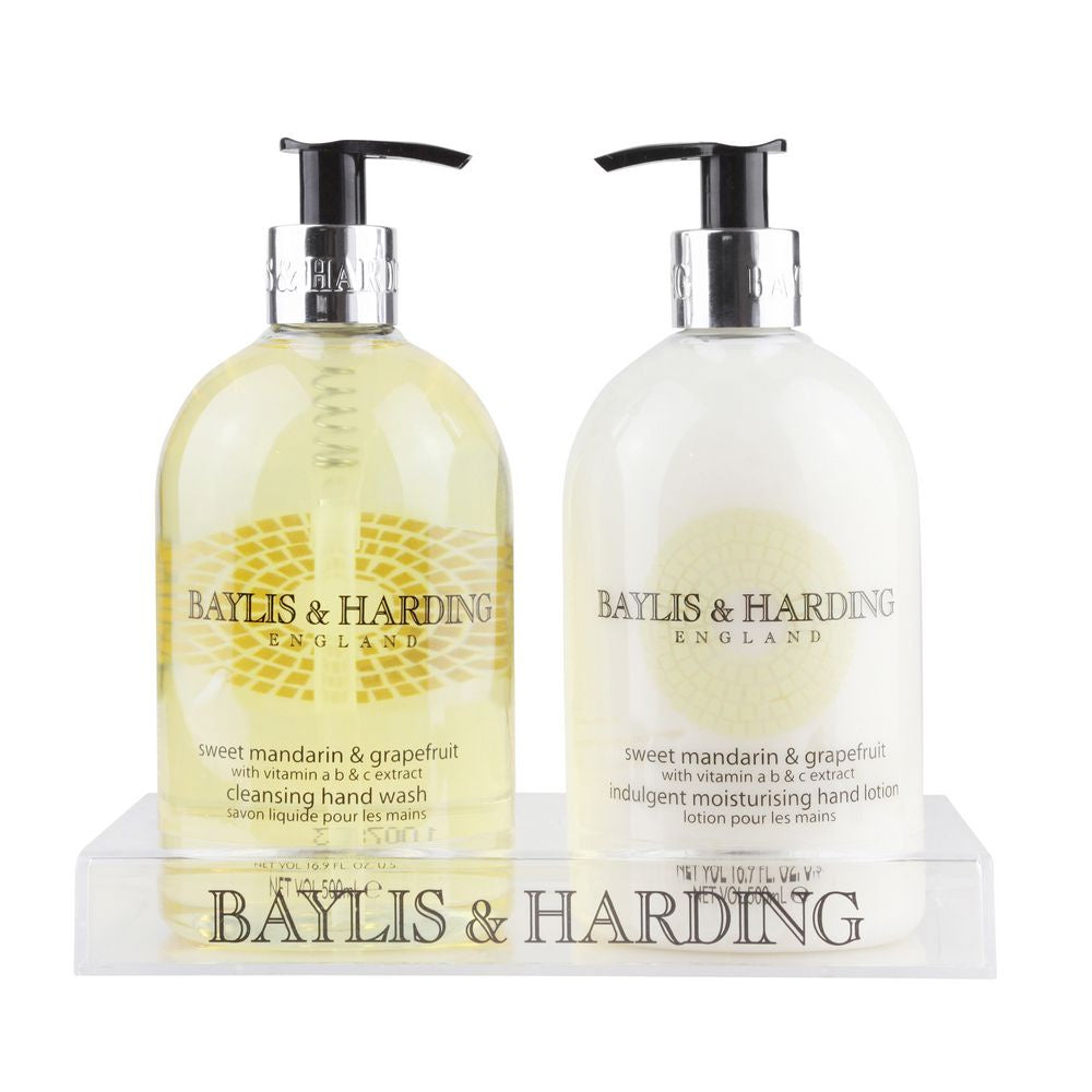 Baylis & Harding Hand Wash & Lotion Gift Set Sweet Mandarin & Grapefruit 2 x 300ml