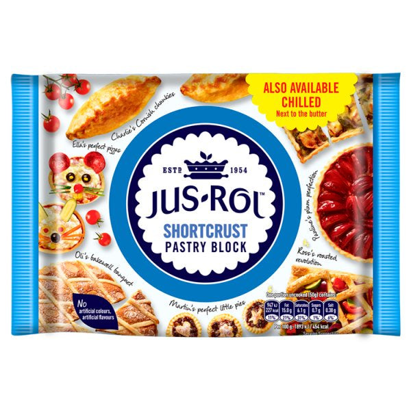 Jus Rol Shortcrust Pastry Block 500g