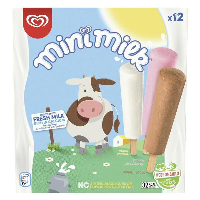 Walls Mini Milks 12pk