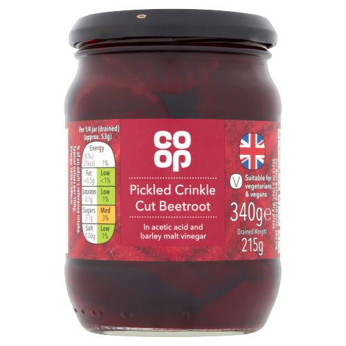 Co op Crinkle Cut Beetroot 340g