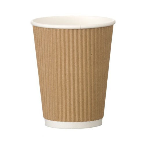 4oz Kraft Ripple wall cups - pack of 25