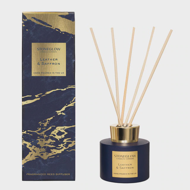 Luna - Leather & Saffron - Reed Diffuser 120ml