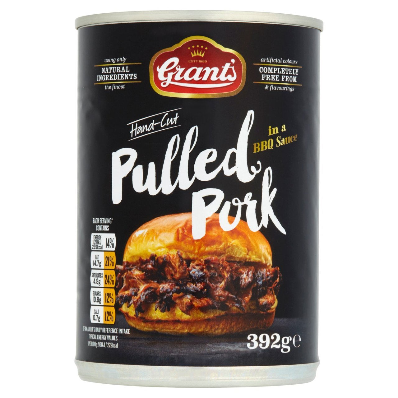 Grants Pulled Pork in BBQ Sauce 392g