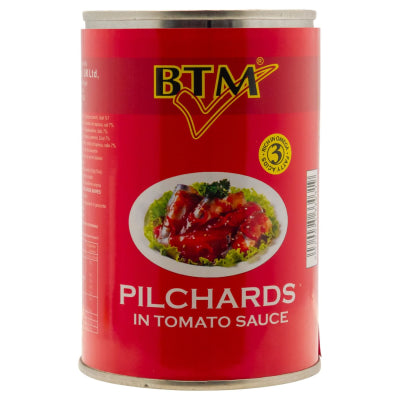 BTM Pilchards In Tomato Sauce 425g