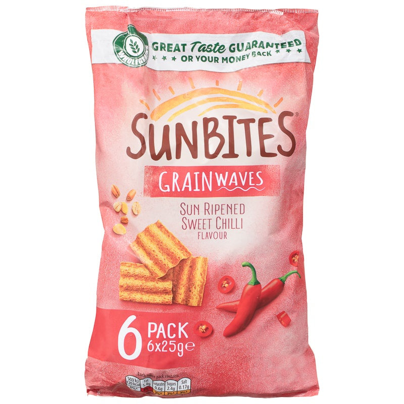 Walkers Sunbites Sweet Chilli 6 x 25g