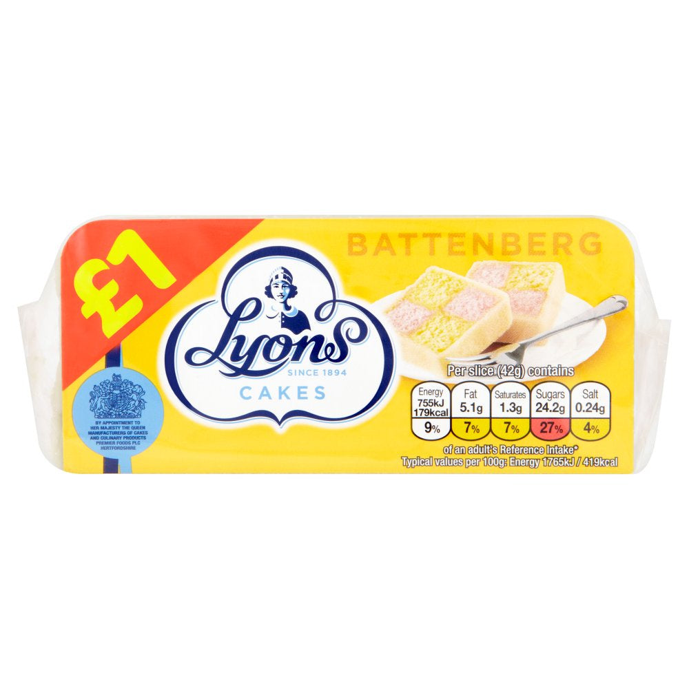 Lyons Battenberg Cake