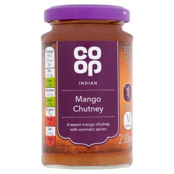 Co op Mango Chutney 230g