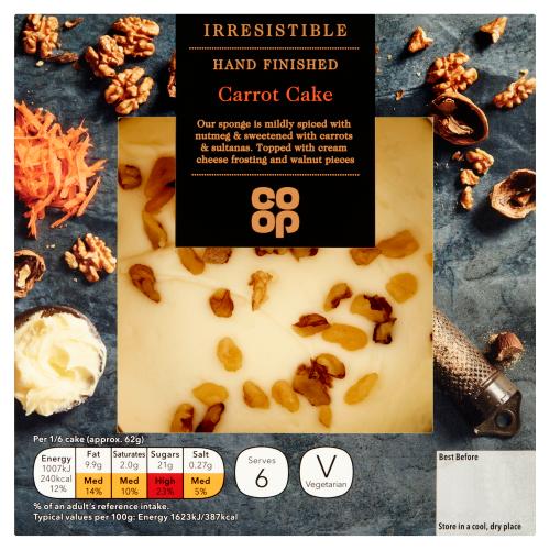 Co op Irresistible Carrot Cake (Serves 6)