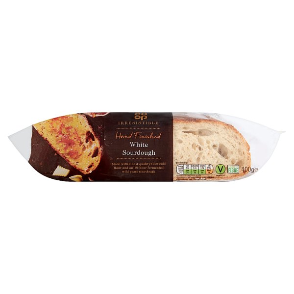 Co op Irresistible Sliced White Sourdough 400g