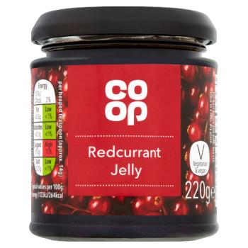 Co op Redcurrant Jelly 220g