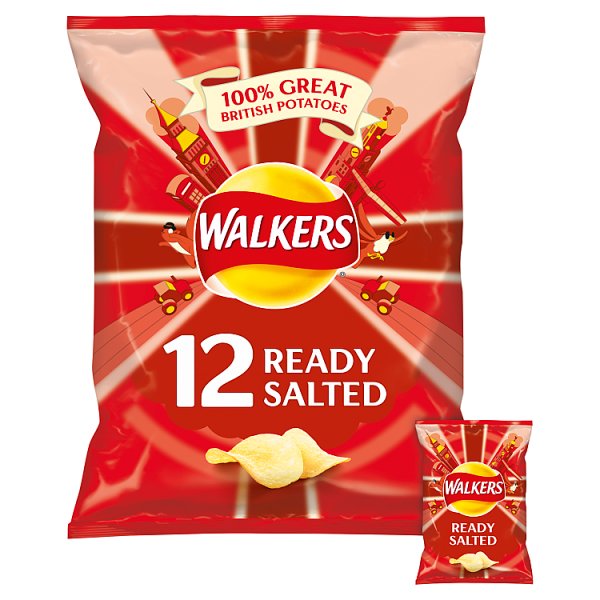 Walkers Ready Salted 12 x 25g