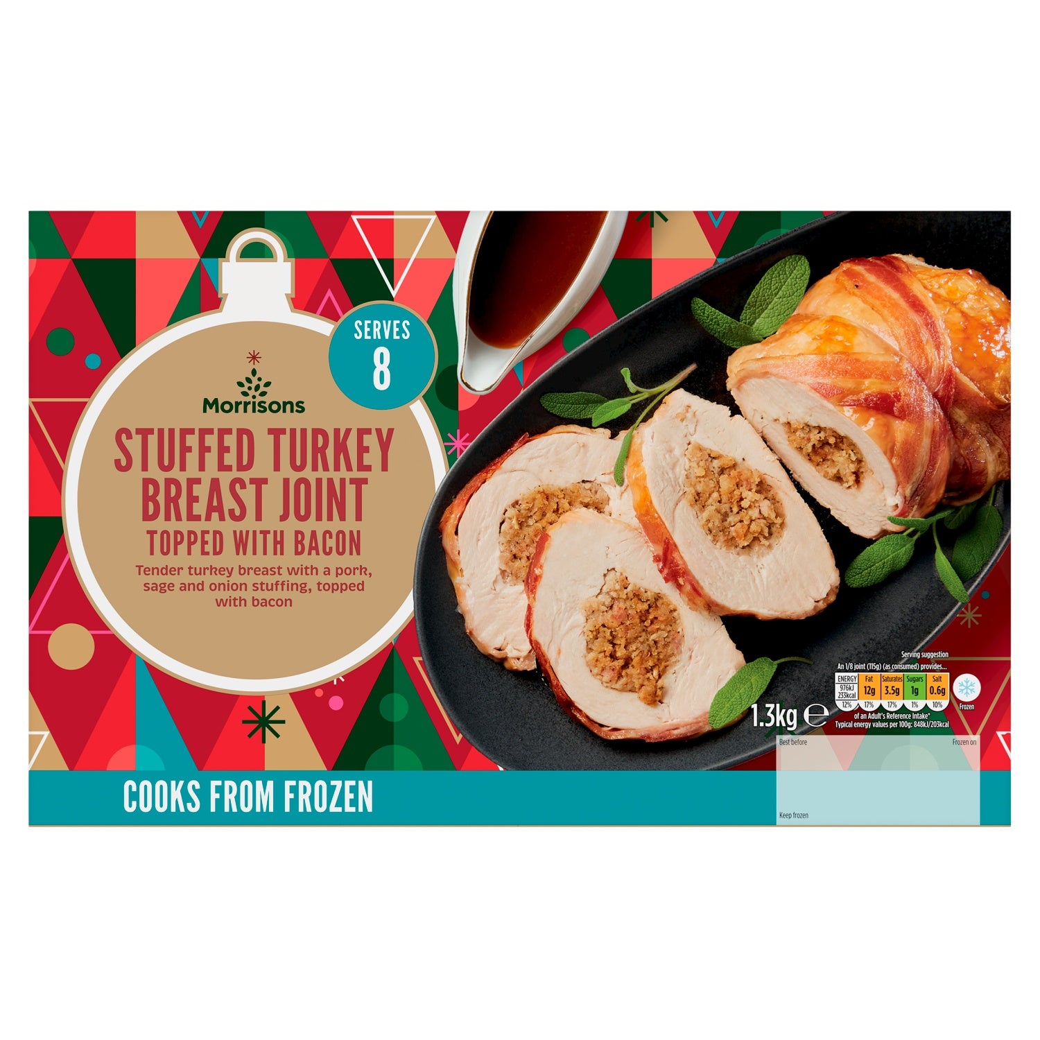 Morrisons Stuffed Turkey Breast Joint 1.3kg