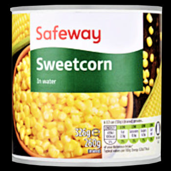 Safeway Sweetcorn in Water 326G