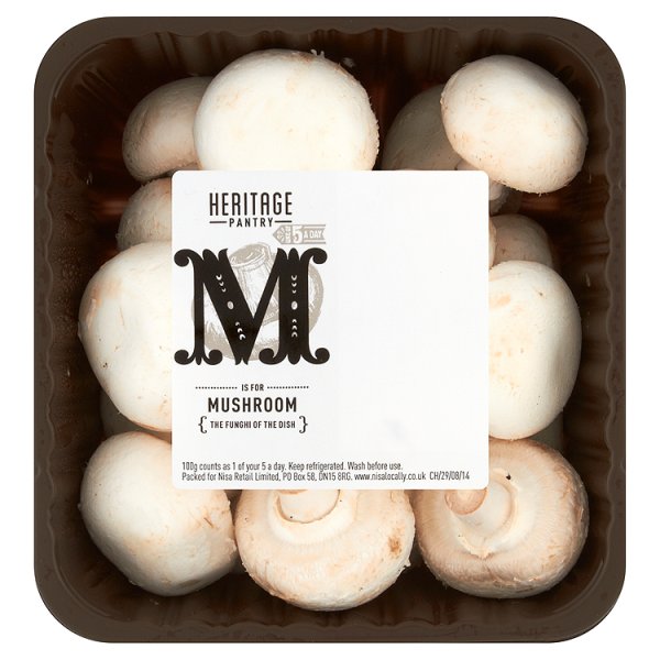 White Mushrooms 400g