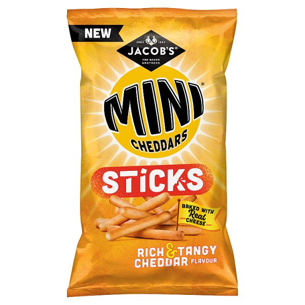 Jacobs Mini Cheddars Sticks Rich & Tangy Cheddar 150g