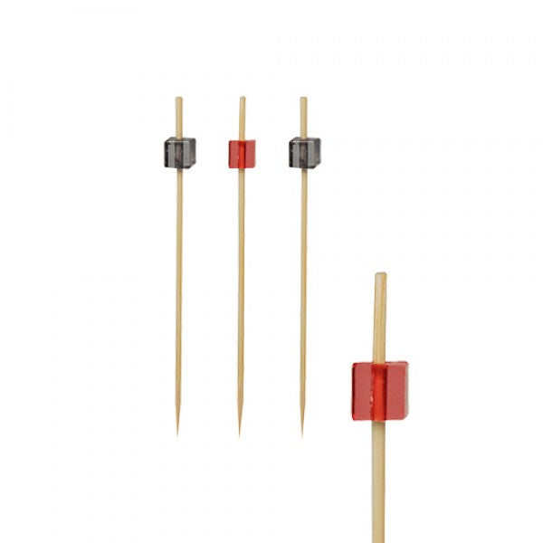 9cm Red Cube Skewers 100pk