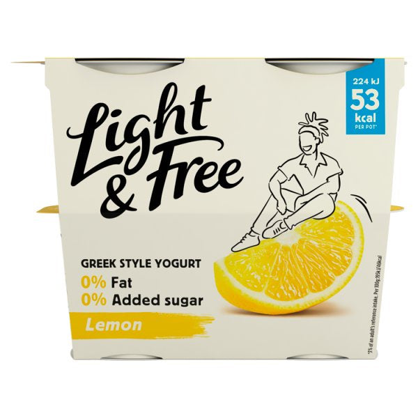 Danone Light & Free Lemon 4pk