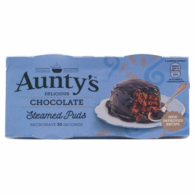 Aunty's Chocolate Steamed Pudding 2x95g