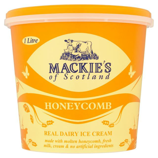 Mackies Honeycomb Ice Cream 1ltr