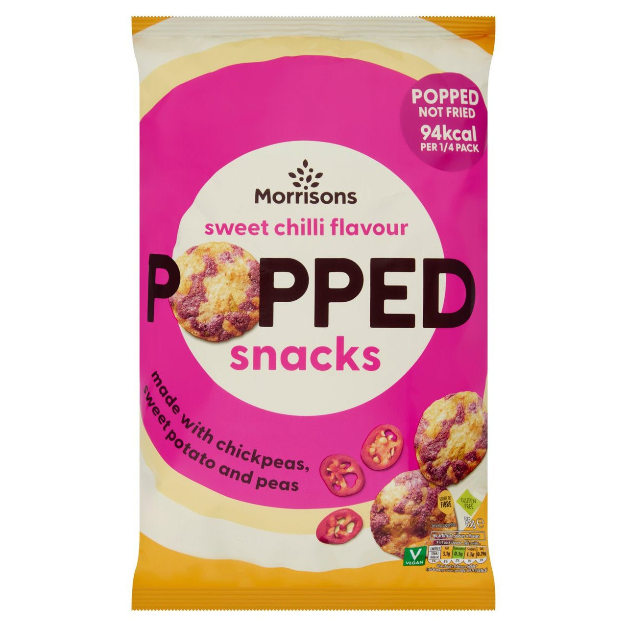 Morrisons Sweet Chilli Popped Snack 85g