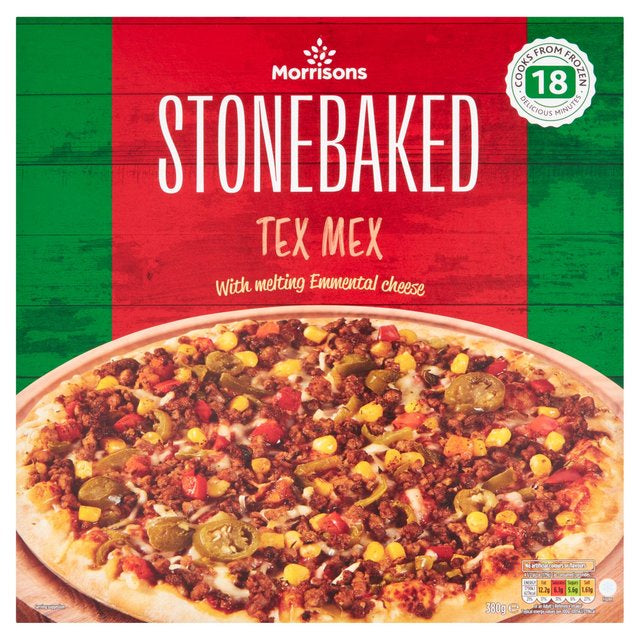 Morrisons Tex Mex Stonebake Pizza 380g