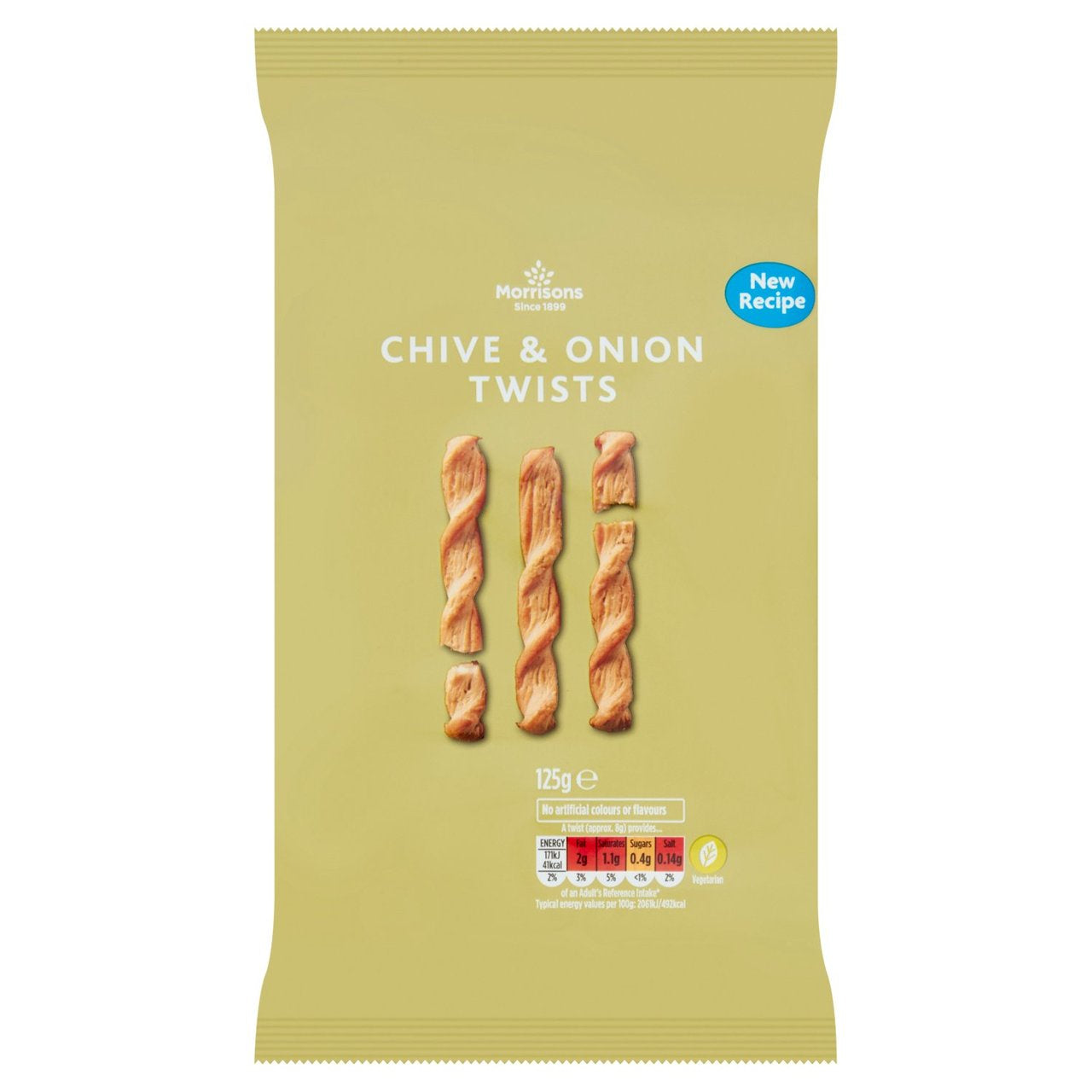 Morrisons Chive Onion Twists 125g