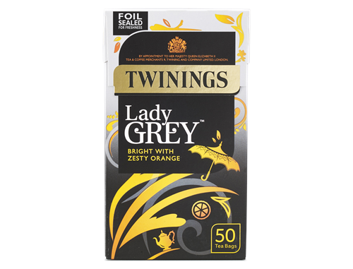 Twinings Lady Grey Bright With Zesty Orange 50's