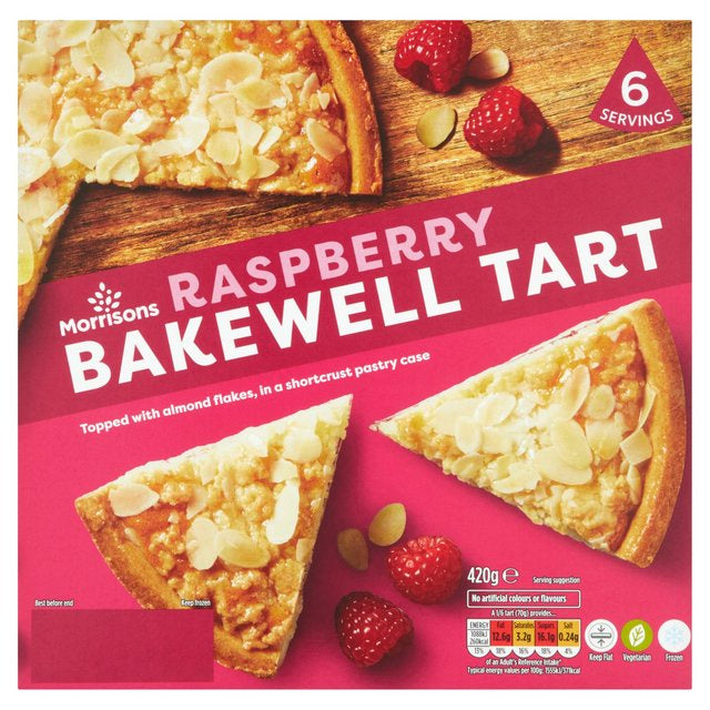 Morrisons Raspberry Bakewell Tart 420g