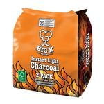 Big K Instant Light Charcoal 2Pk