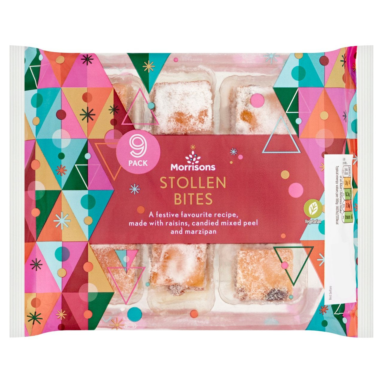 Morrisons The Best Stollen Slices 222g