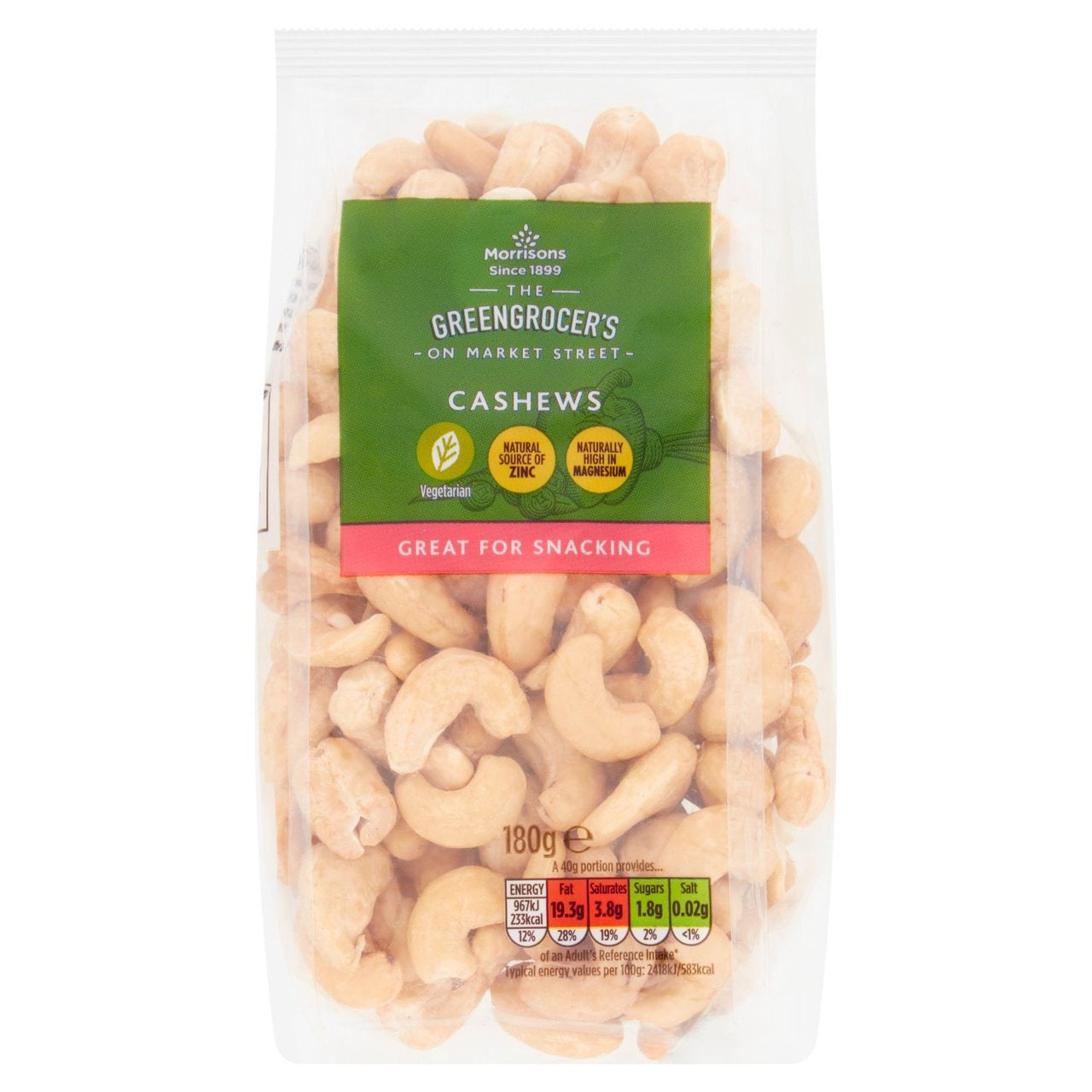 M Cashews 180g