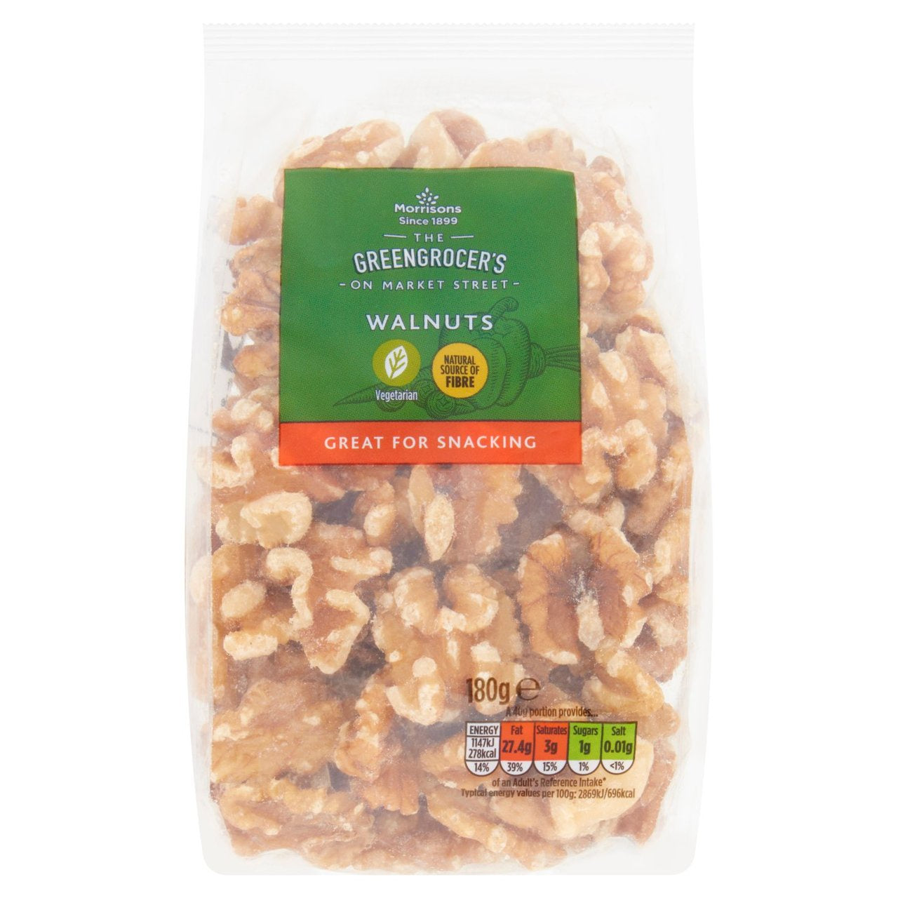 Morrisons Walnuts 180g