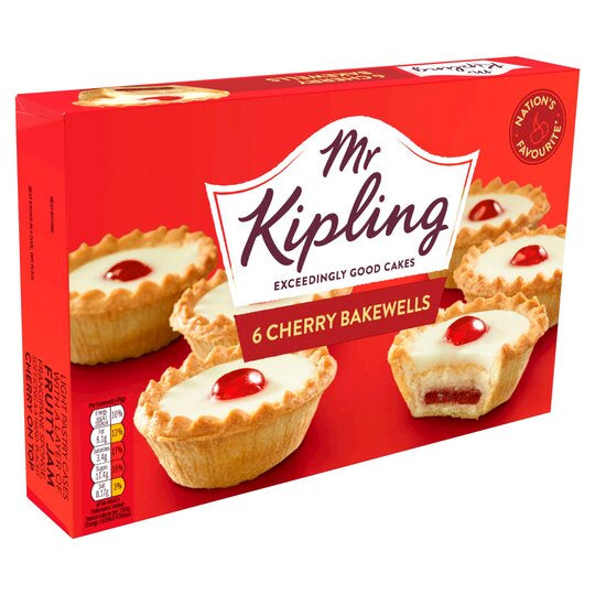 Kipling 6 Cherry Bakewells