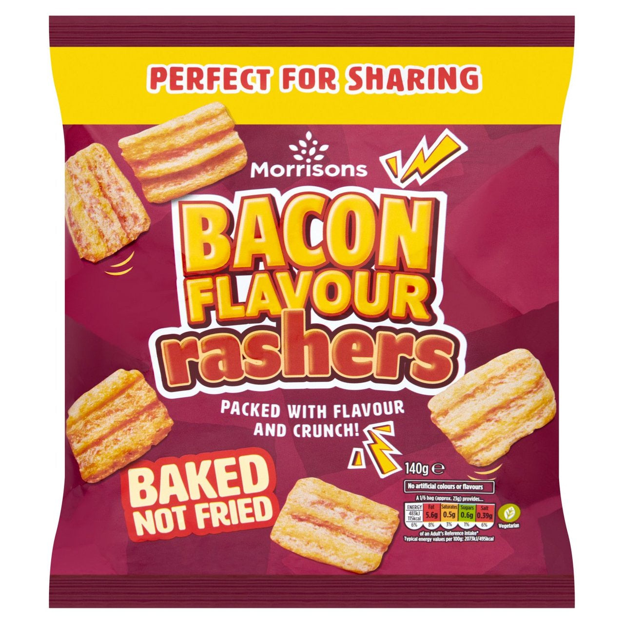 Morrisons Bacon Rashers 140g