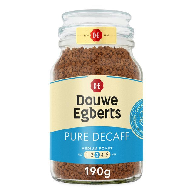 Douwe Egberts Pure Decaffeinated Coffee 190g