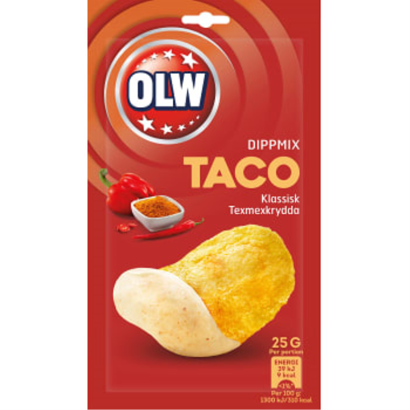 OLW Taco dip mix - 24g