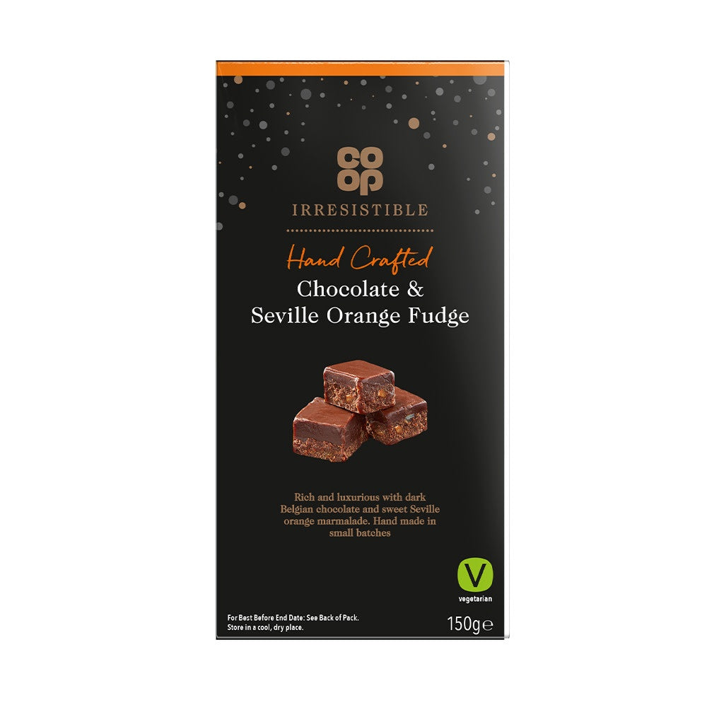 Co Op Chocolate Orange Fudge 150g