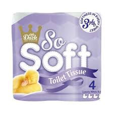 So Soft Toilet Roll (4 Pack)