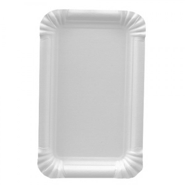 Pure Square Paper White plates 10 x 16cm 25pk