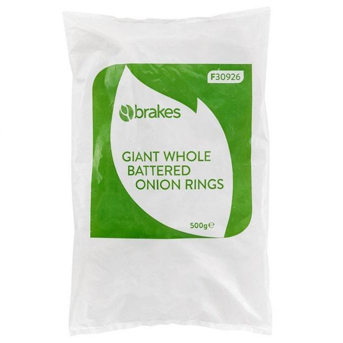 Brakes Giant Whole Beer Battered Onion Rings (500g)