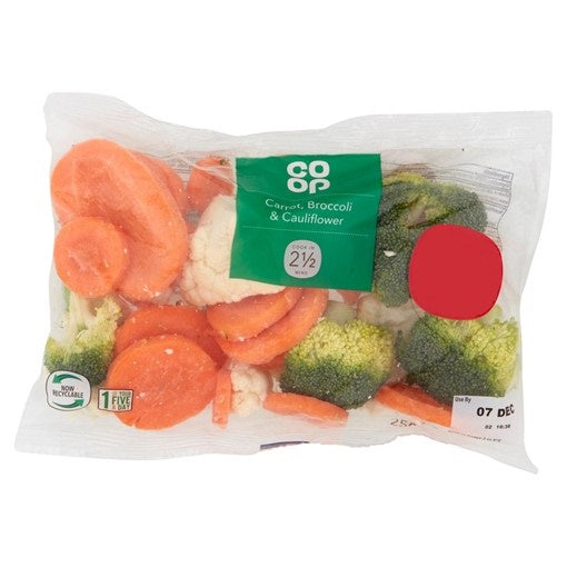 Co op Carrot, Cauliflower & Broccoli 250g