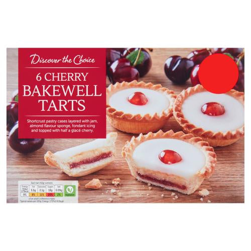 Discover The Choice Cherry Bakewell Tarts 6pk