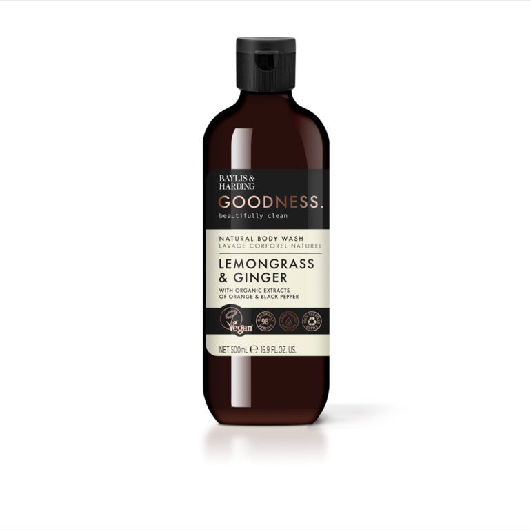 Baylis & Harding Goodness Body Wash Lemongrass & Ginger 500ml