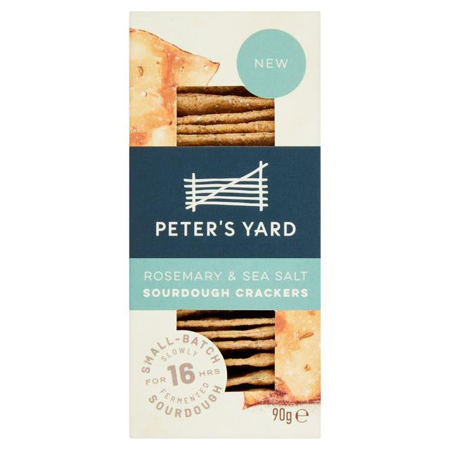 Peters Yard Rosemary & Sea Salt Sourdough Crackers 90g