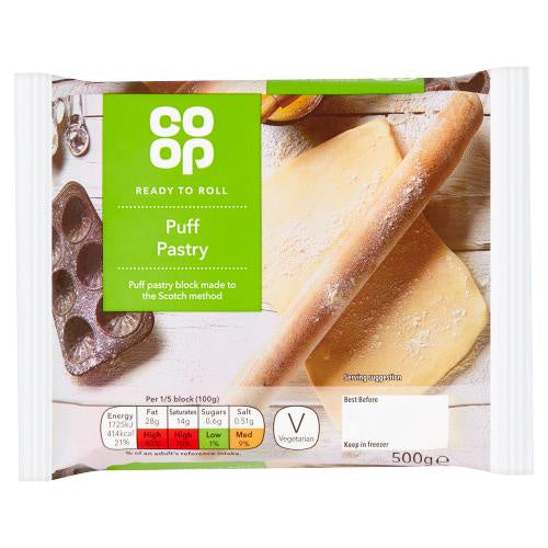 Co-op Puff Pastry 500g