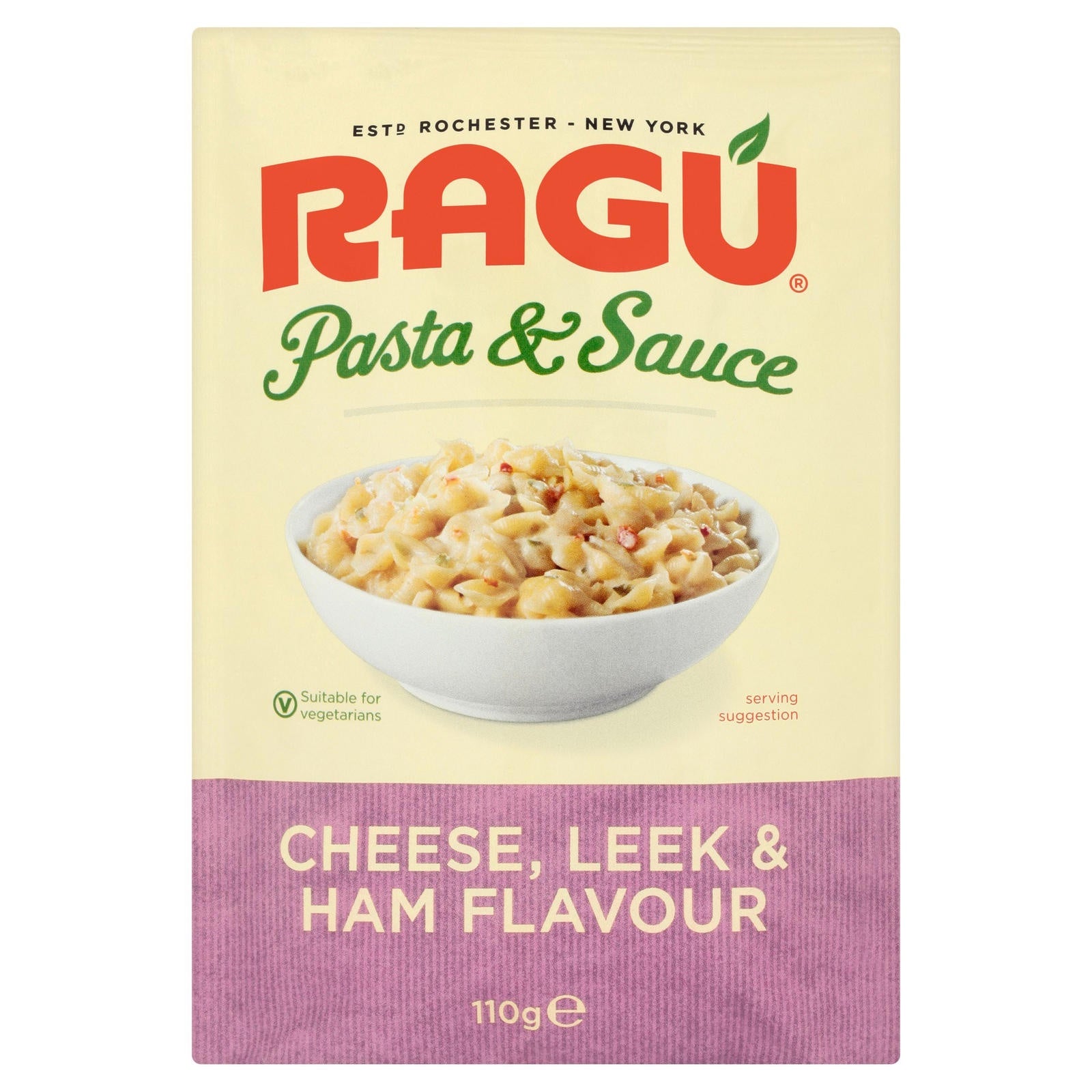 Ragu Pasta & Sauce Cheese, Leek & Ham Flavour 110g
