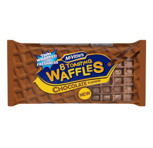 McVities 8 Toasting Waffles Chocolate Flavour 200g