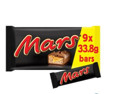 Mars Bar Snacksize 9 x 33.8g